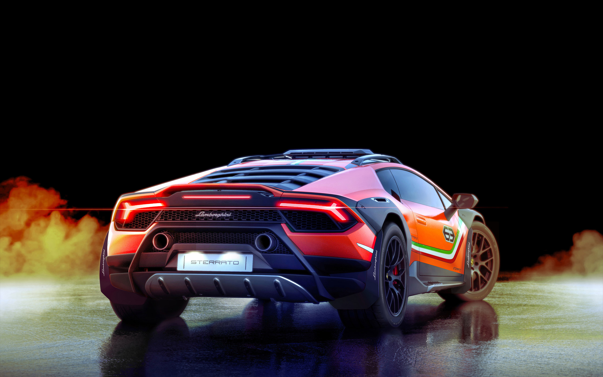  2019 Lamborghini Huracan Sterrato Concept Wallpaper.