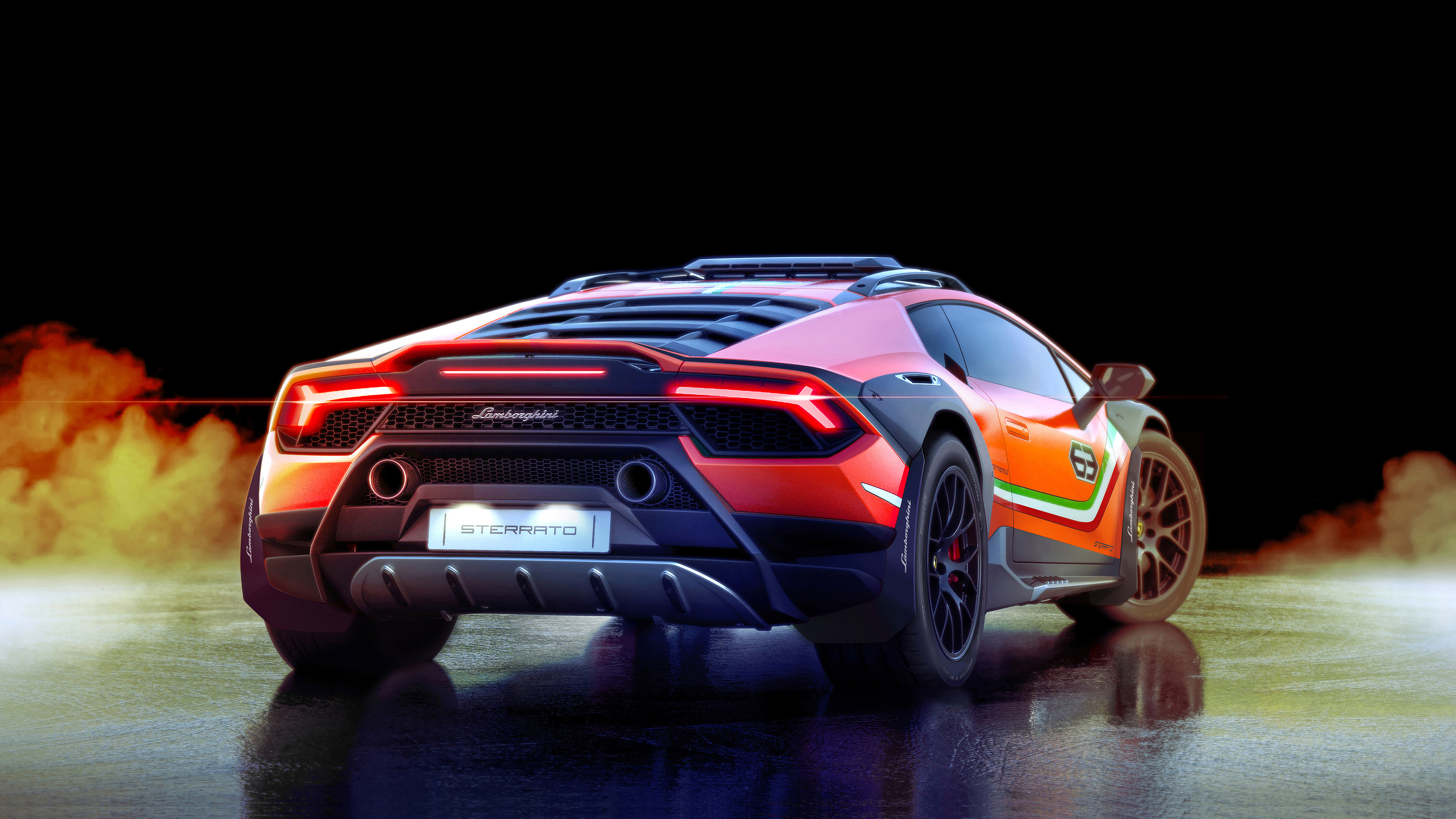  2019 Lamborghini Huracan Sterrato Concept Wallpaper.