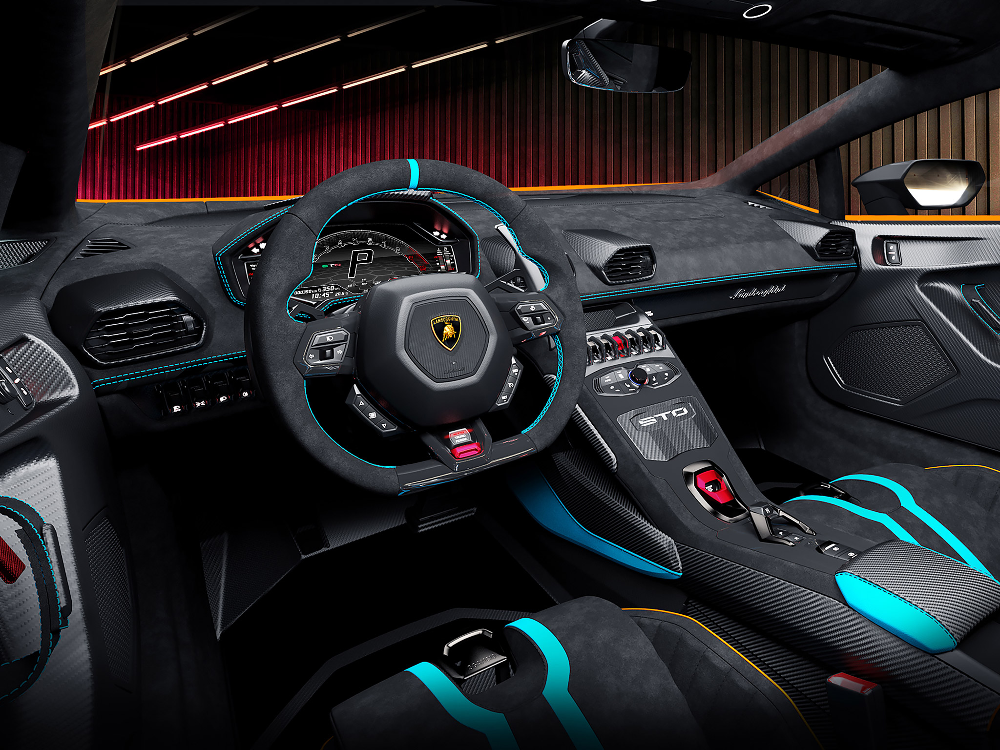  2021 Lamborghini Huracan STO Wallpaper.