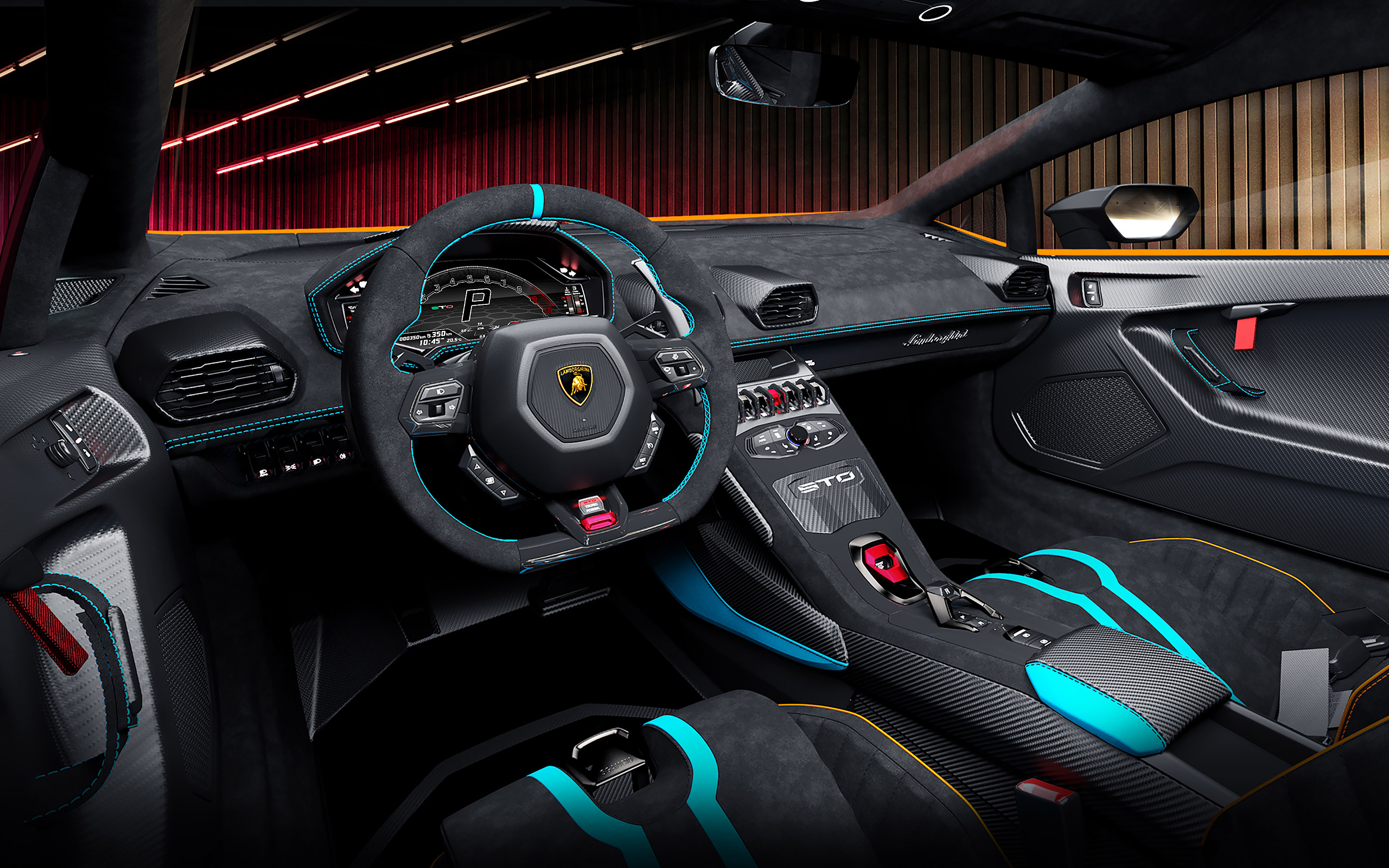  2021 Lamborghini Huracan STO Wallpaper.