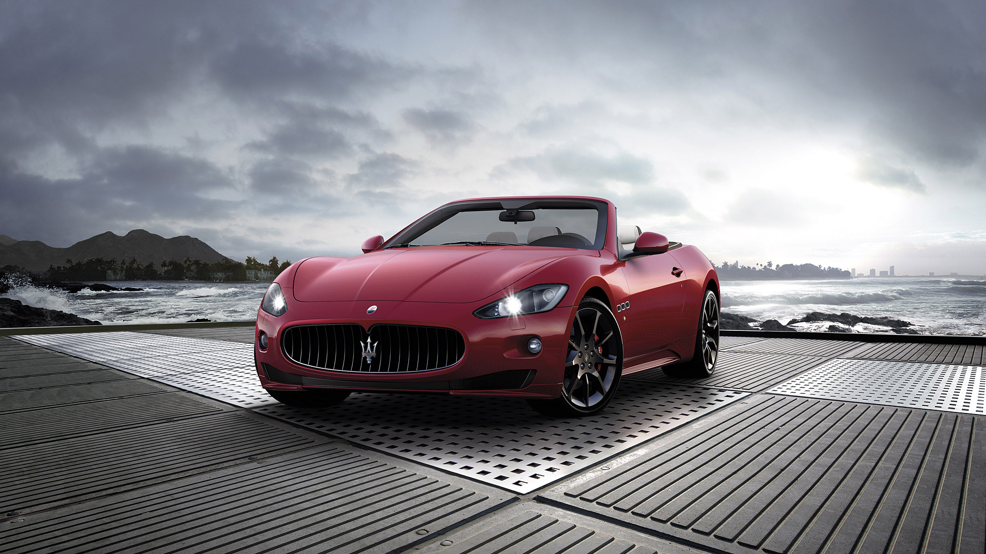  2012 Maserati GranCabrio Sport Wallpaper.