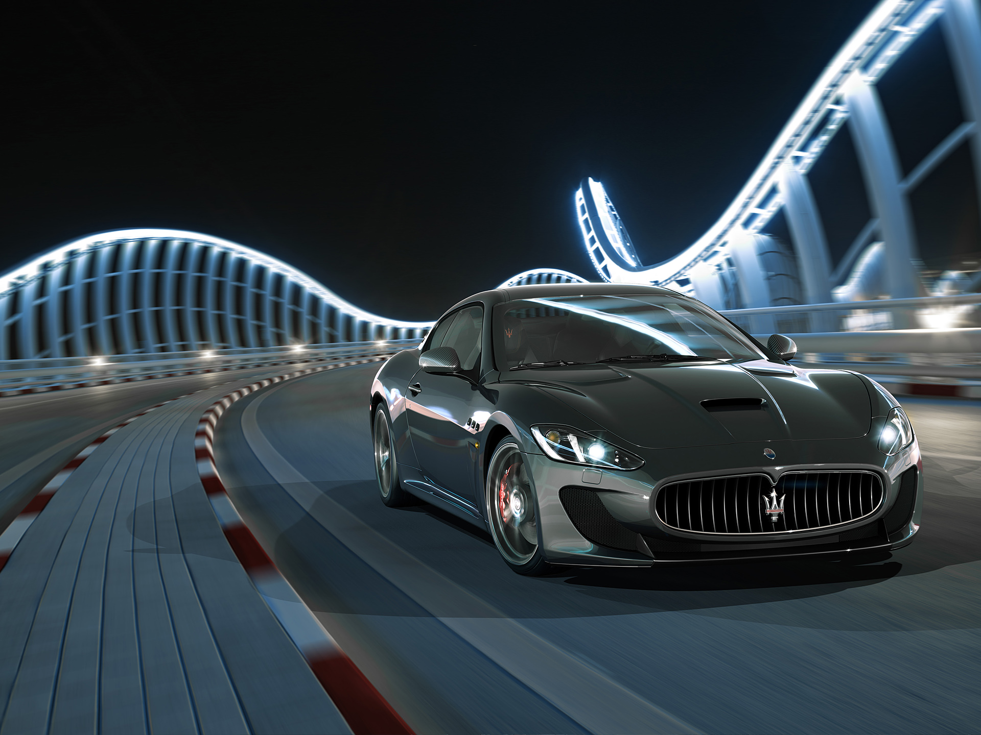  2014 Maserati GranTurismo MC Stradale Wallpaper.