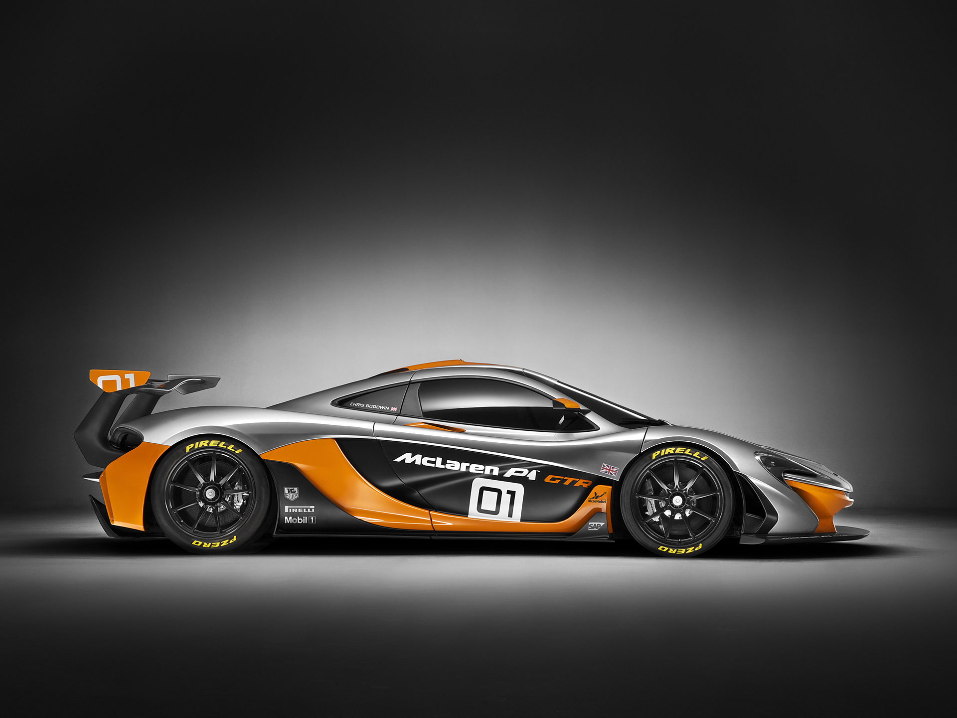  2014 McLaren P1 GTR Concept Wallpaper.