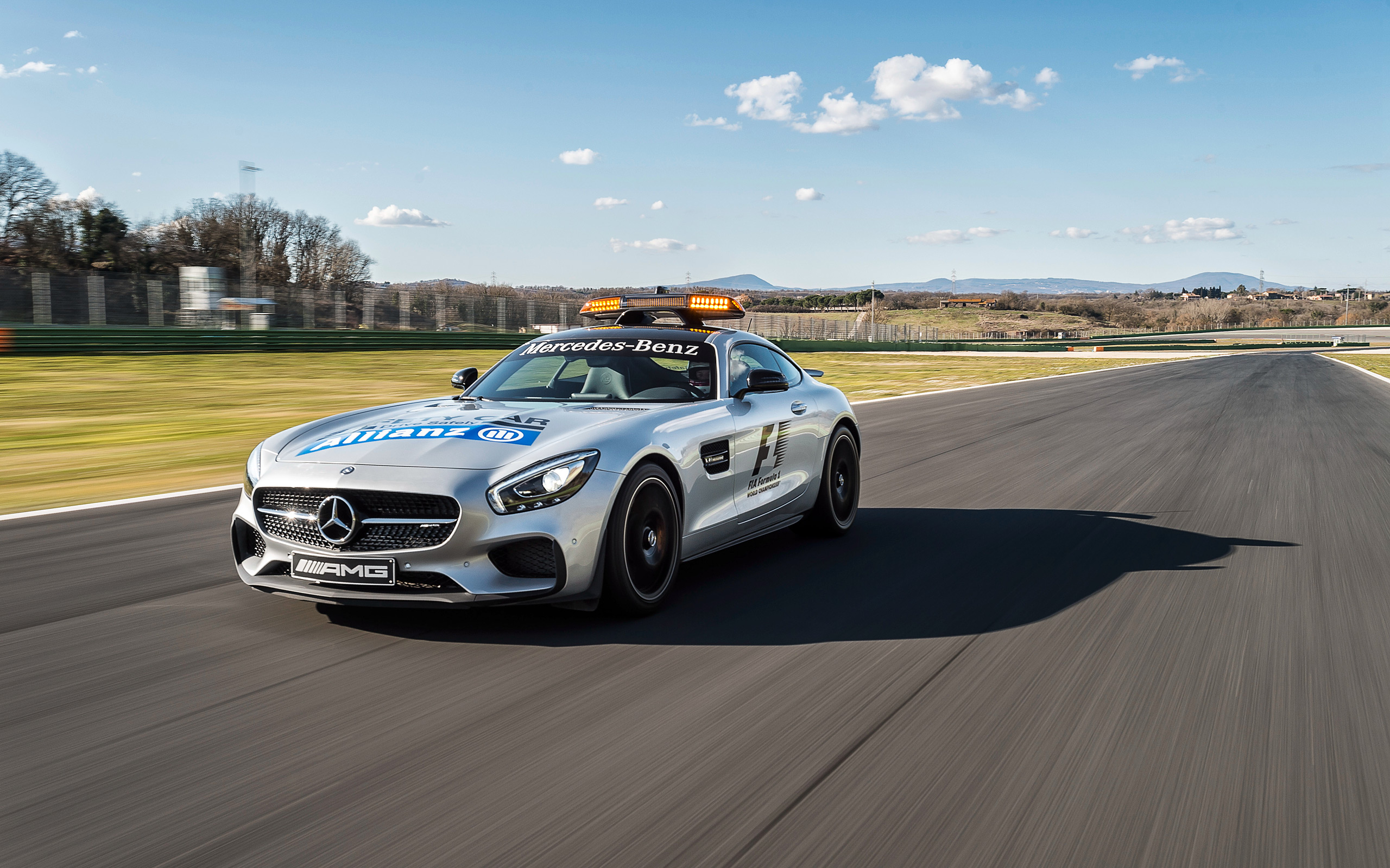  2015 Mercedes-AMG GT S F1 Safety Car Wallpaper.