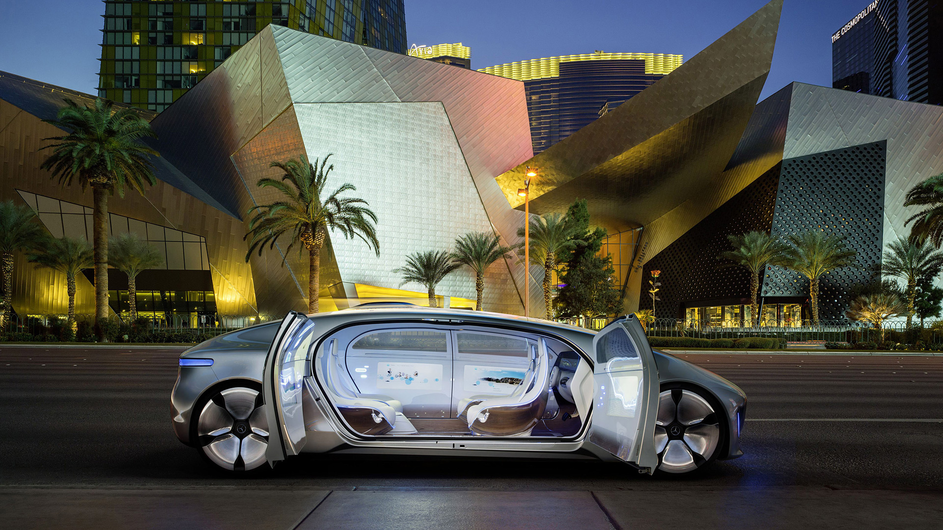  2015 Mercedes-Benz F015 Luxury In Motion Concept Wallpaper.