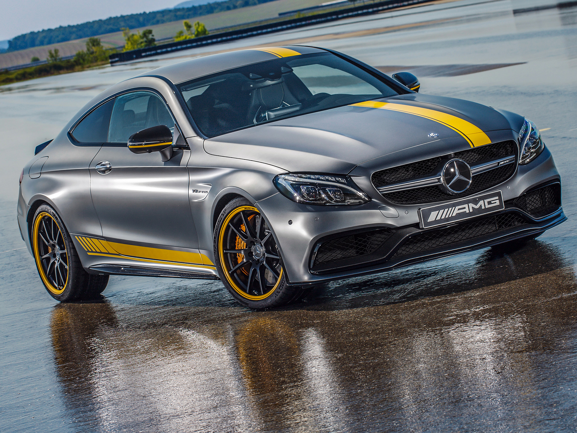 2017 Mercedes-Benz C63 AMG Coupe Edition 1 Wallpaper.