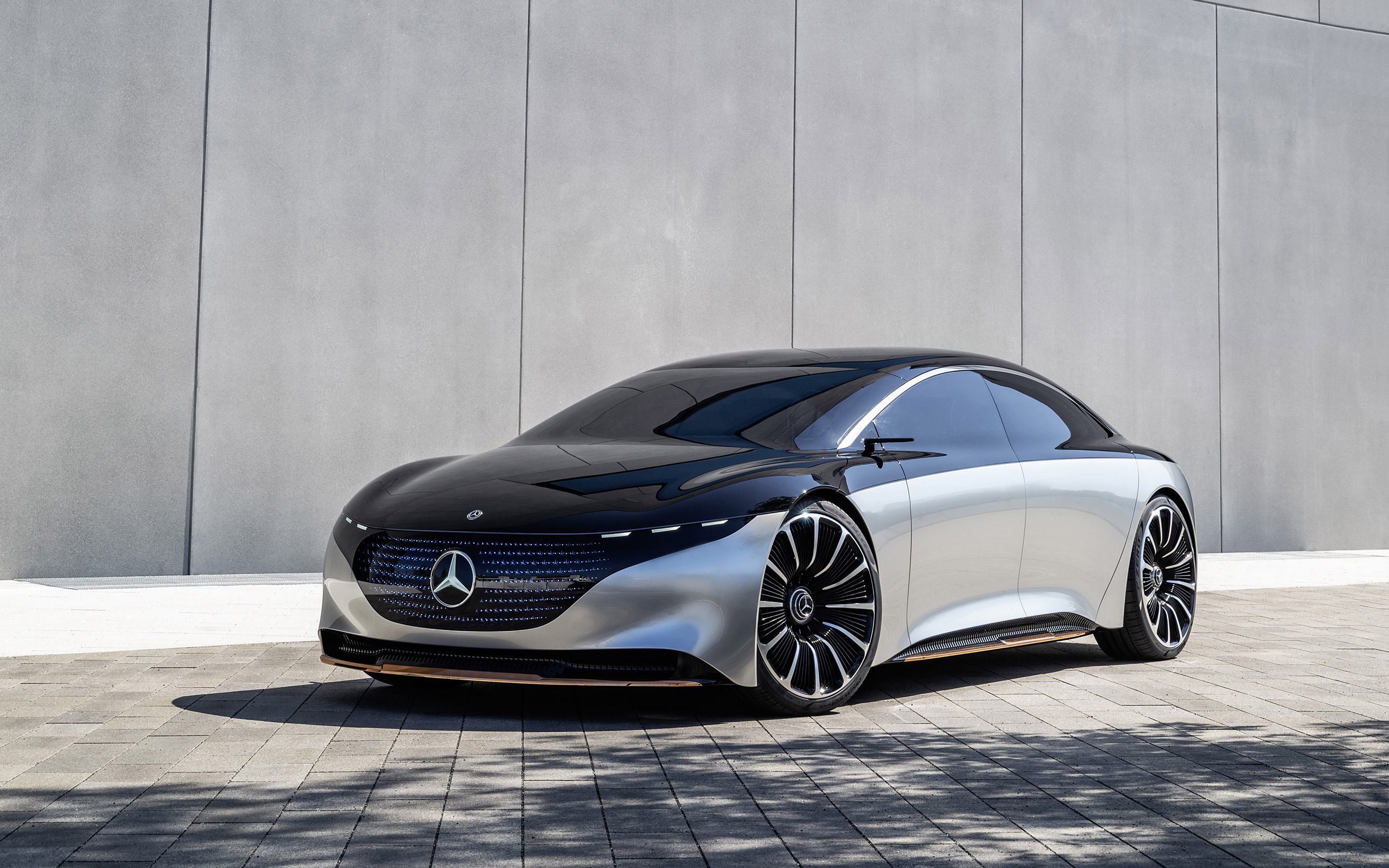  2019 Mercedes-Benz Vision EQS Concept Wallpaper.