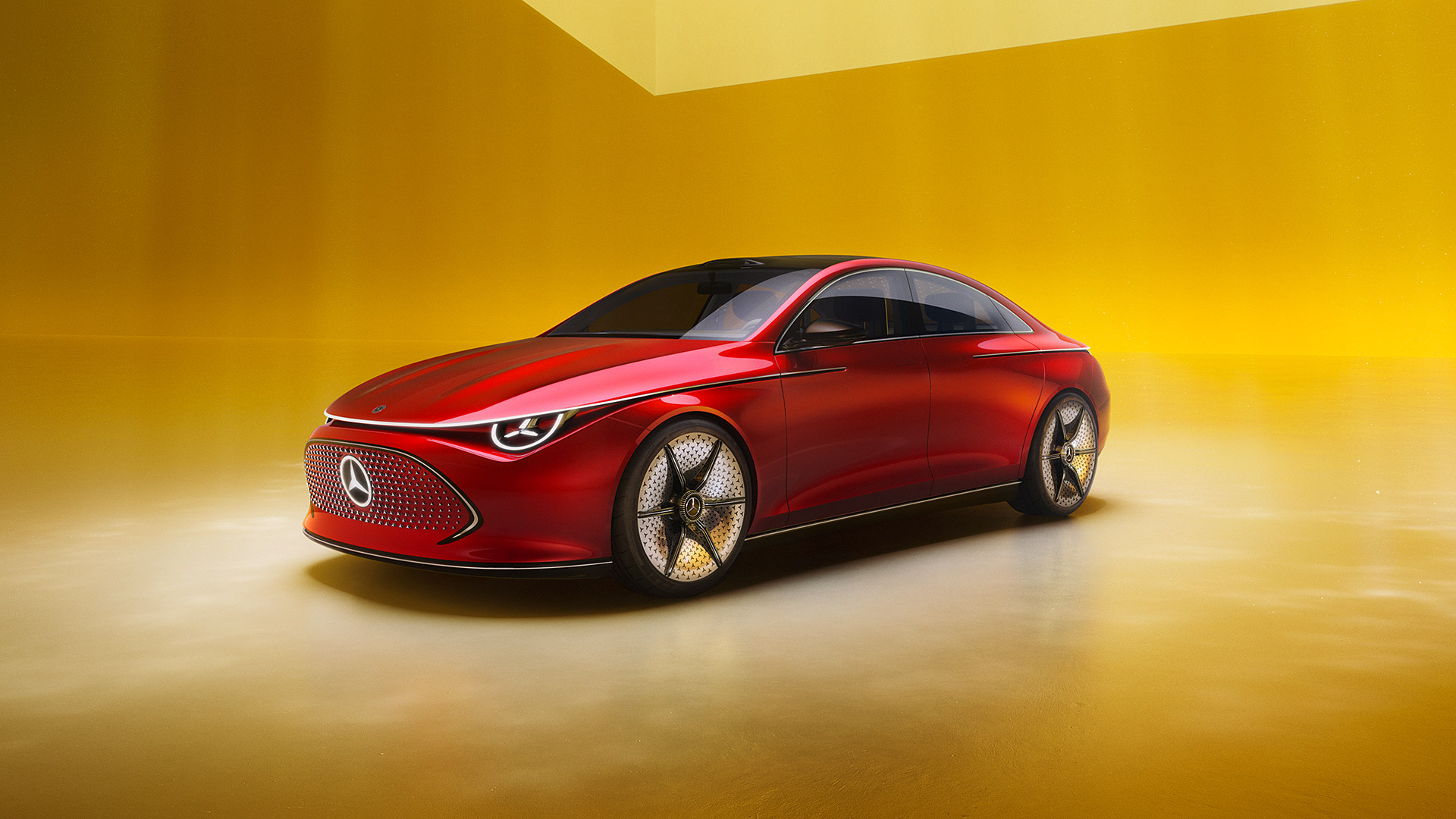  2023 Mercedes-Benz CLA-Class Concept Wallpaper.