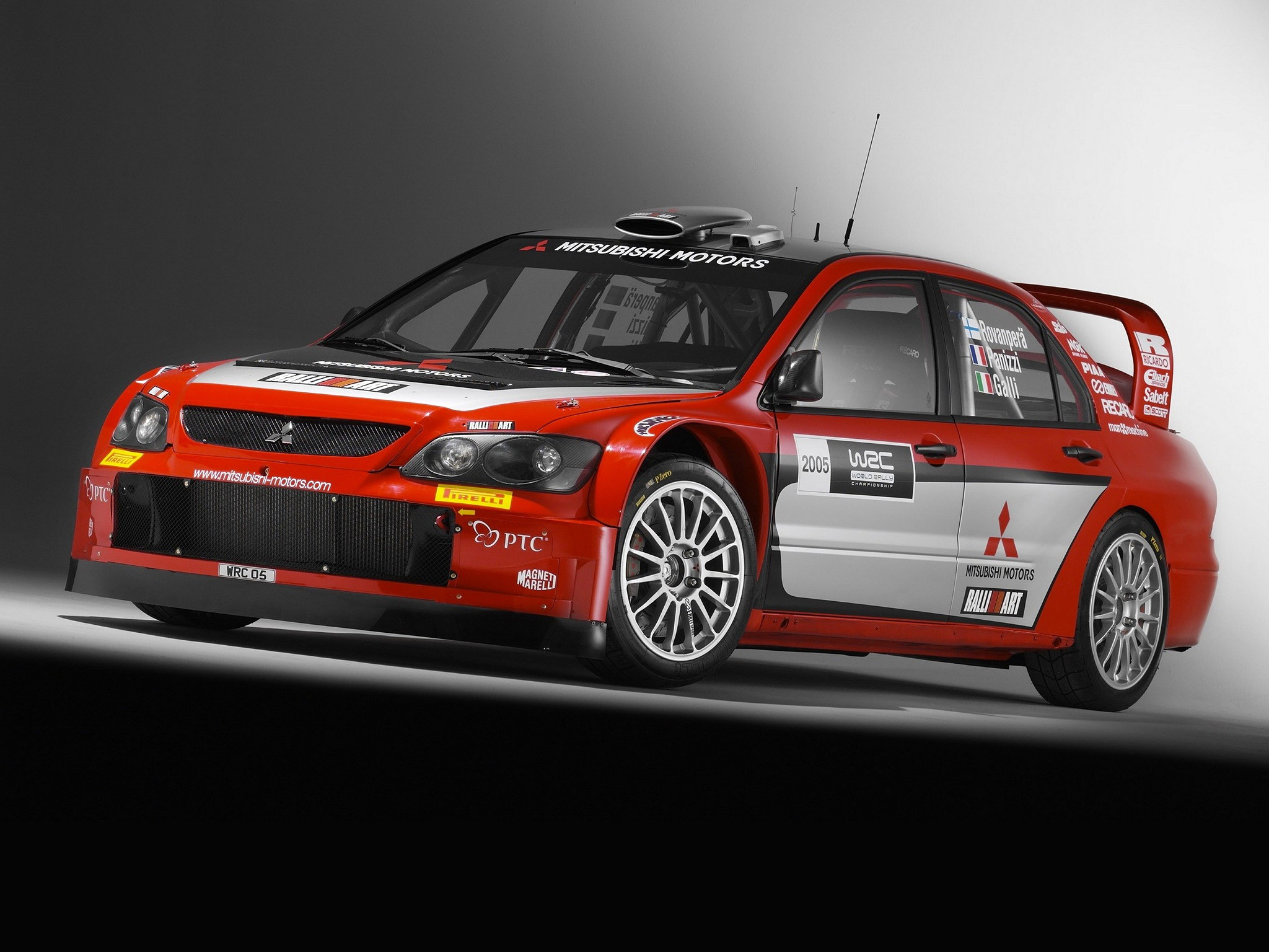  2005 Mitsubishi Lancer WRC05 Wallpaper.