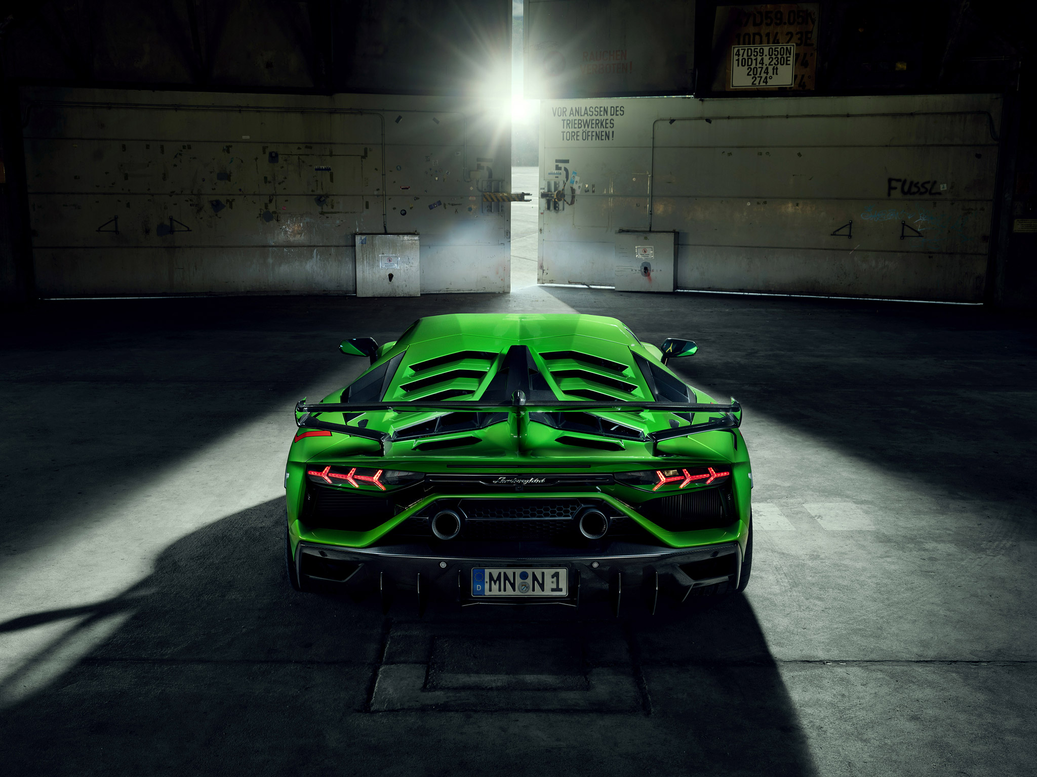  2019 Novitec Lamborghini Aventador SVJ Wallpaper.