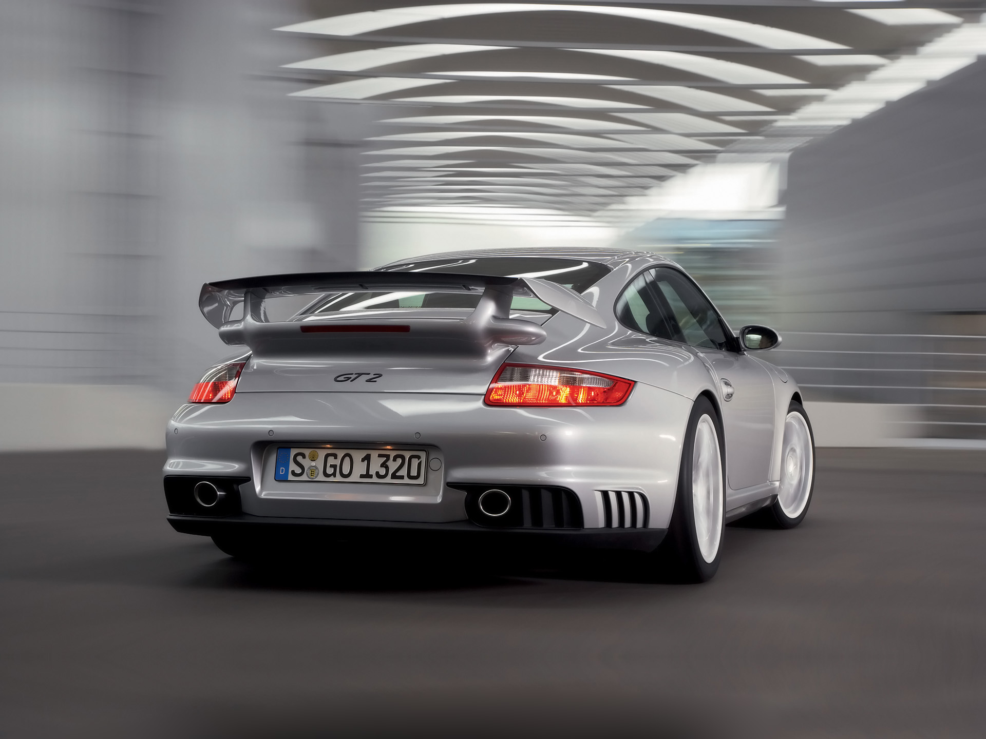  2008 Porsche 911 GT2 Wallpaper.