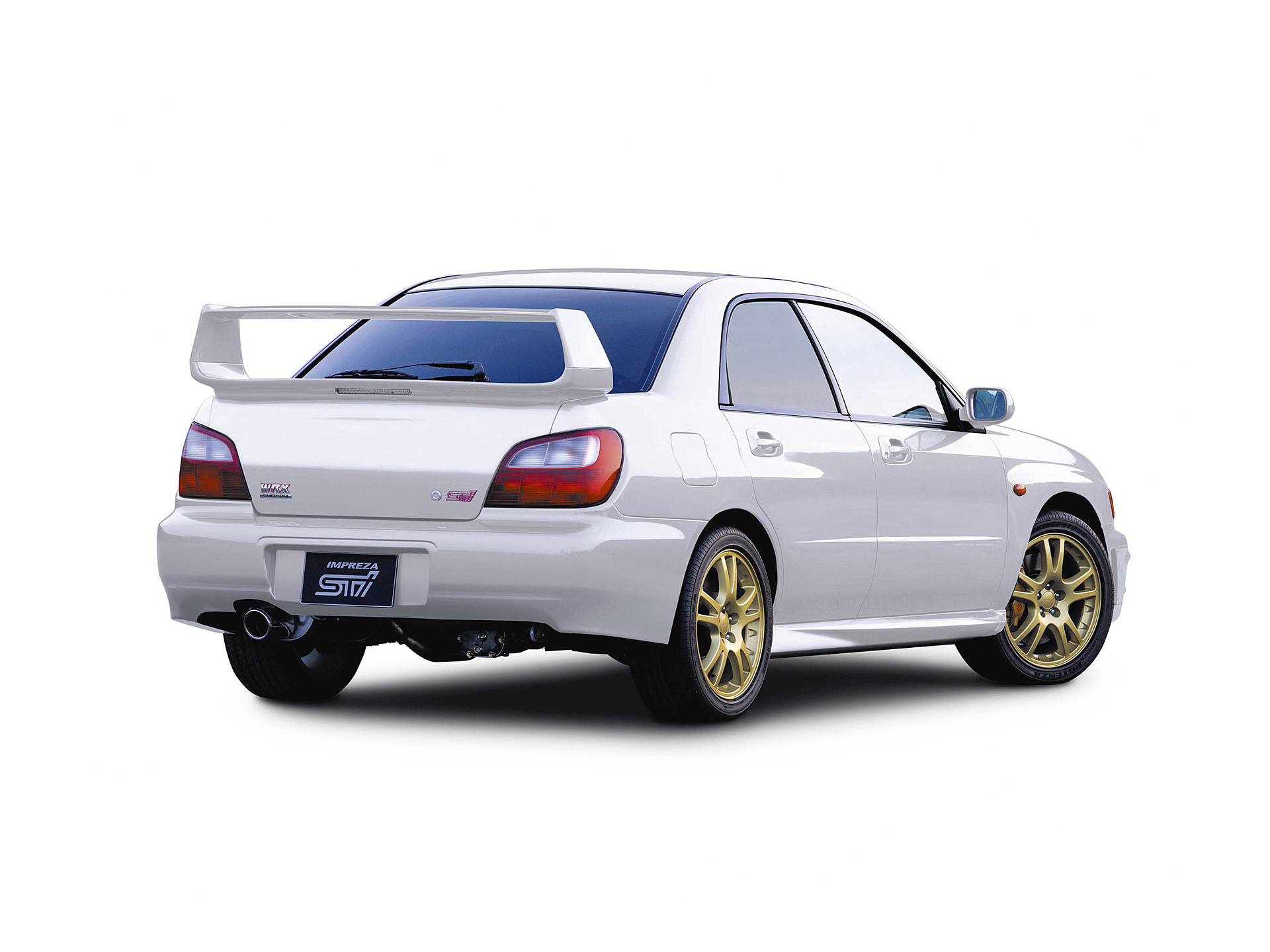  2002 Subaru Impreza WRX STI Wallpaper.