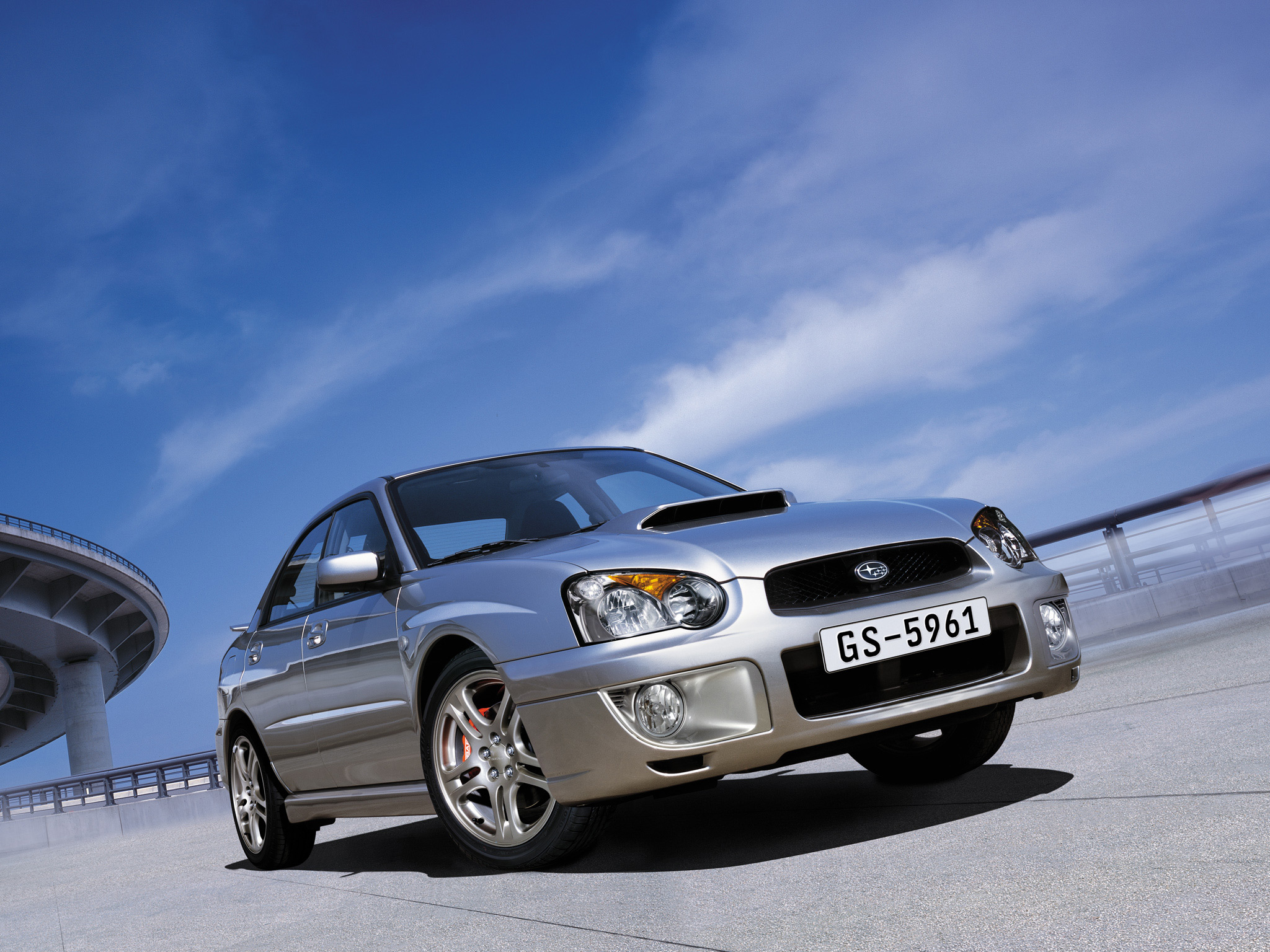  2004 Subaru Impreza WRX Wallpaper.