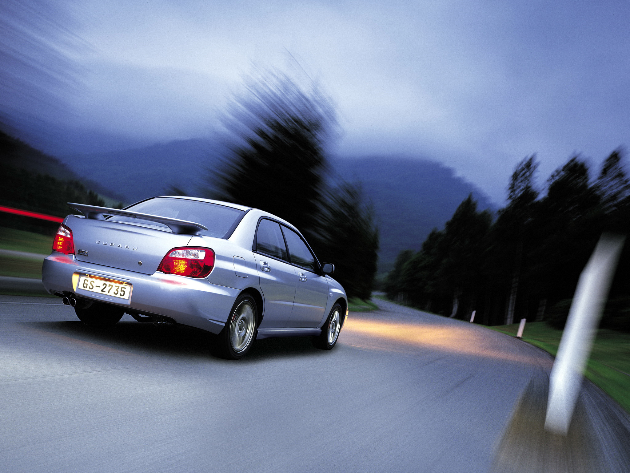  2004 Subaru Impreza WRX Wallpaper.