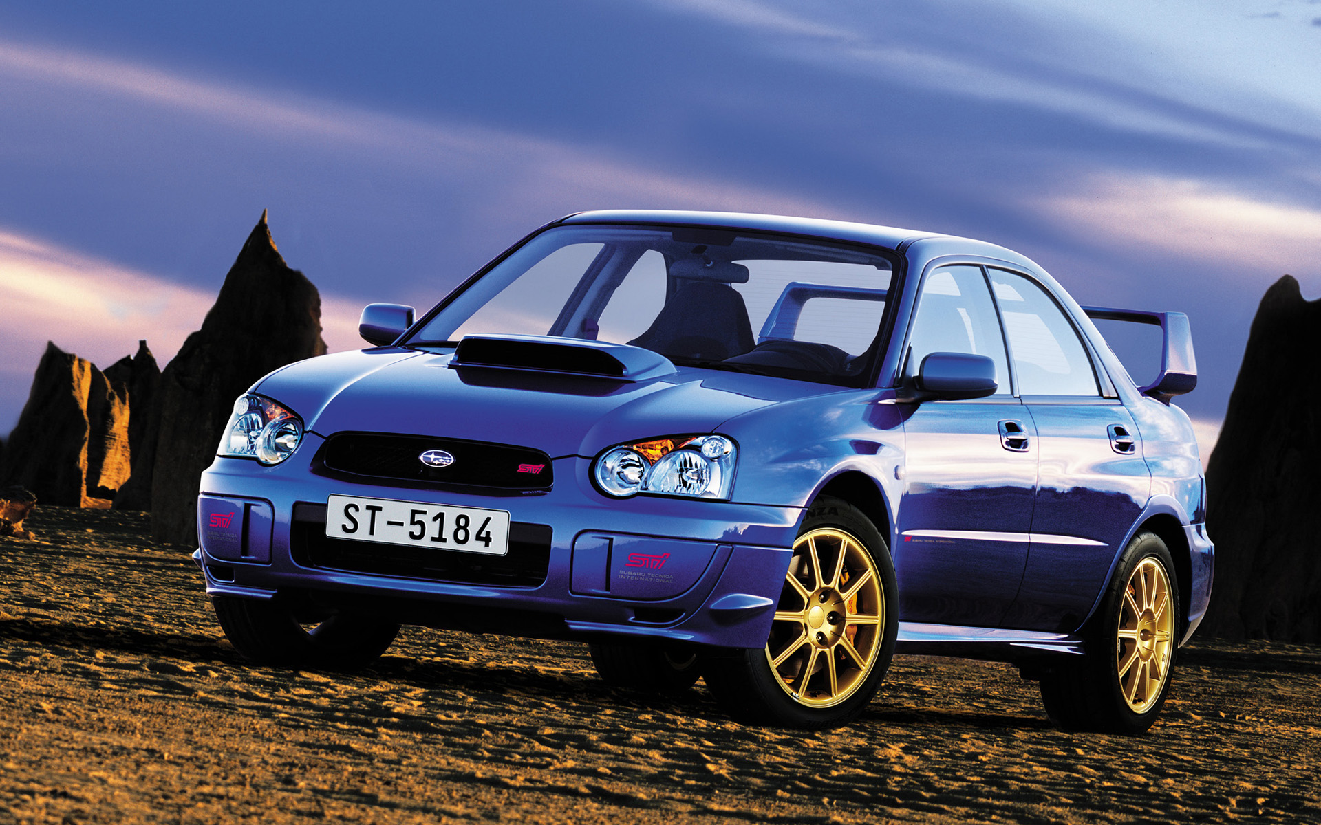  2004 Subaru Impreza WRX STI Wallpaper.