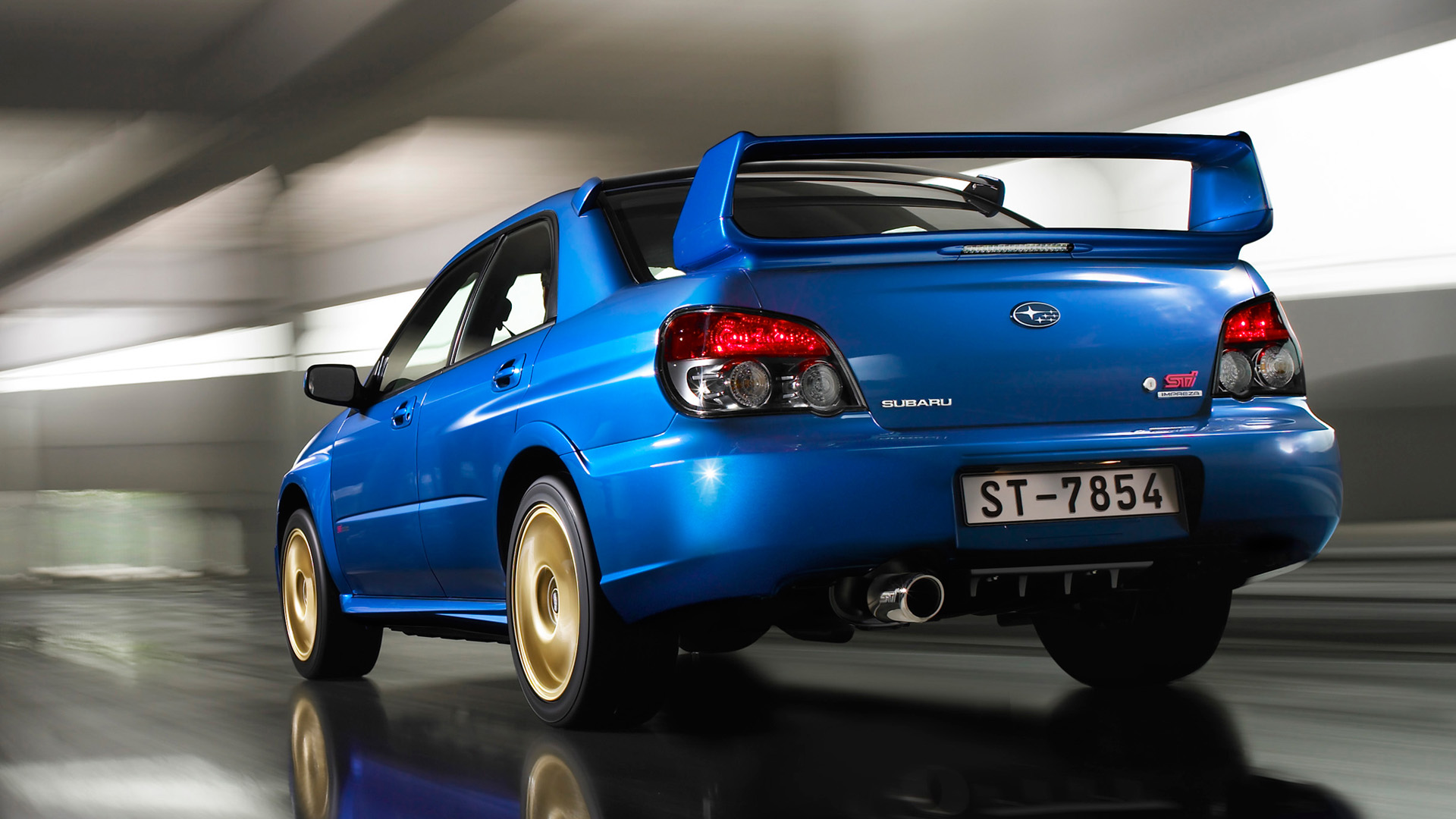 2004 Subaru Impreza WRX STI Wallpaper.