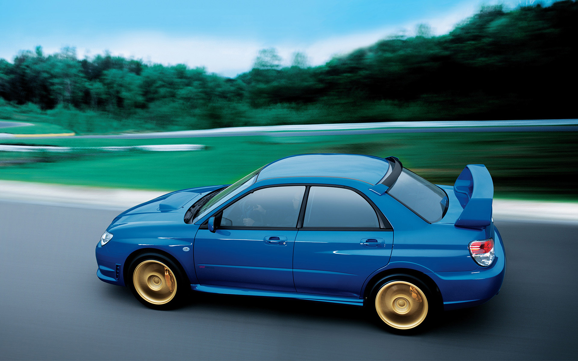  2007 Subaru Impreza WRX STI Wallpaper.