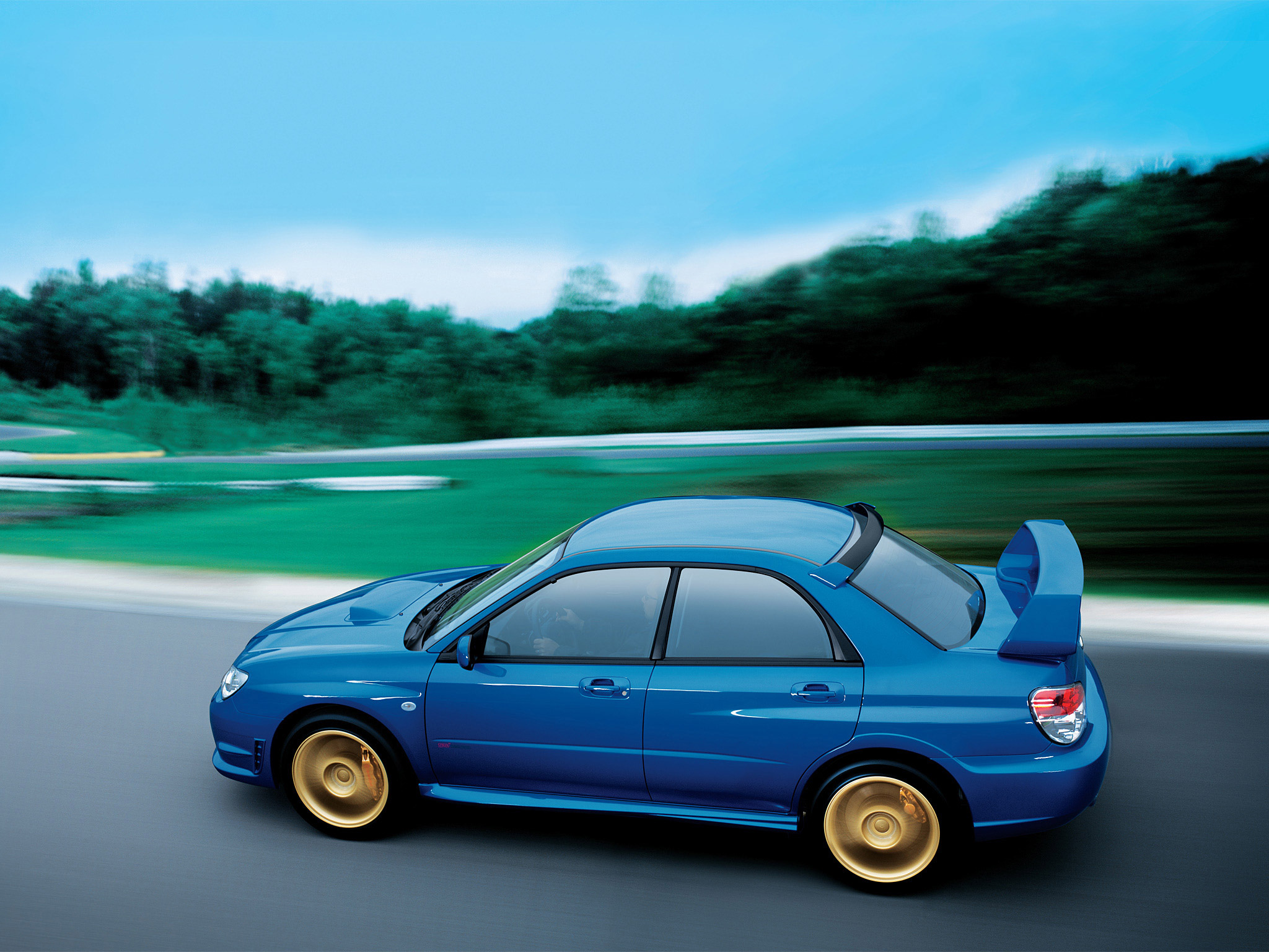  2007 Subaru Impreza WRX STI Wallpaper.