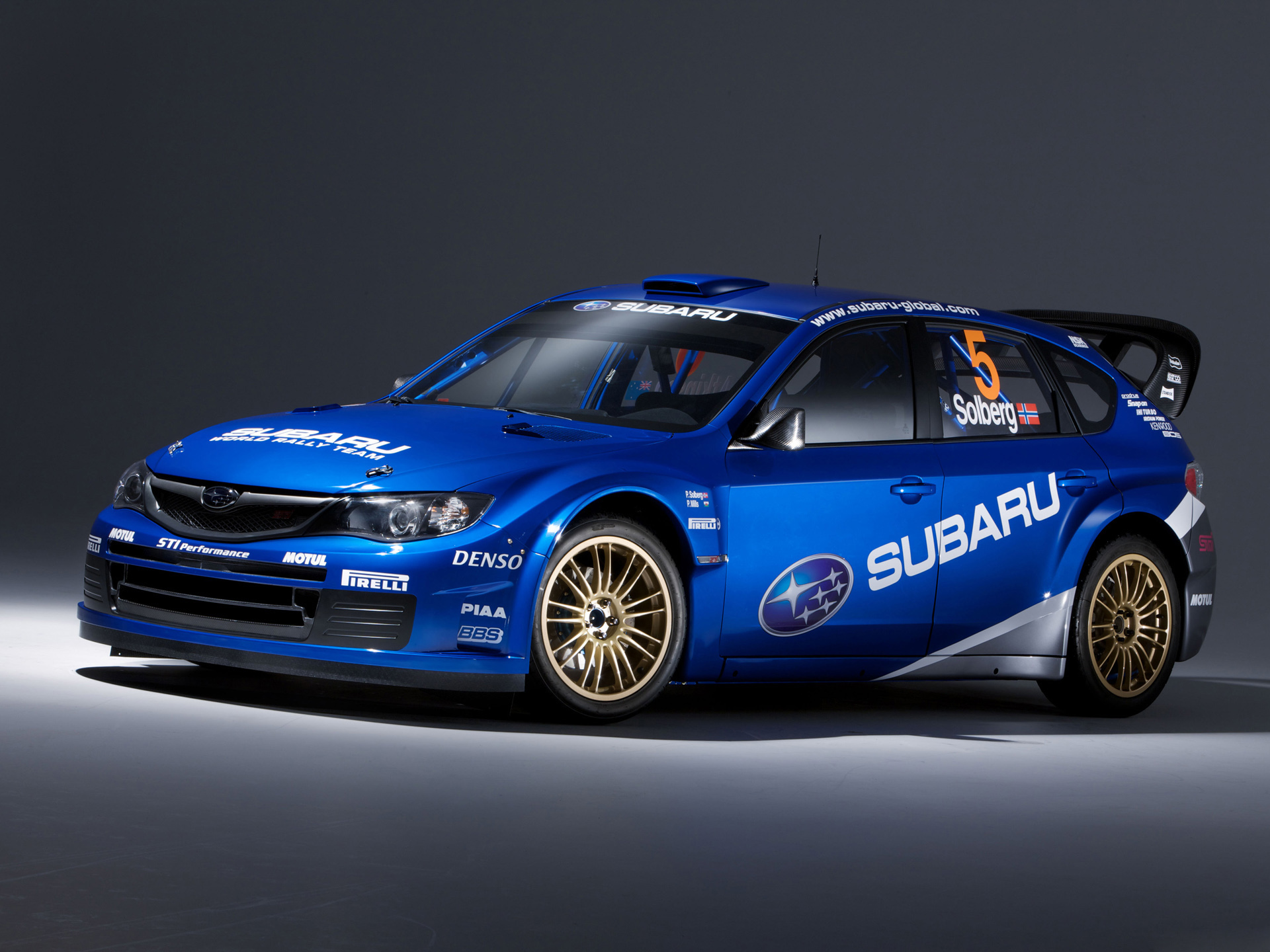  2008 Subaru Impreza WRC Wallpaper.