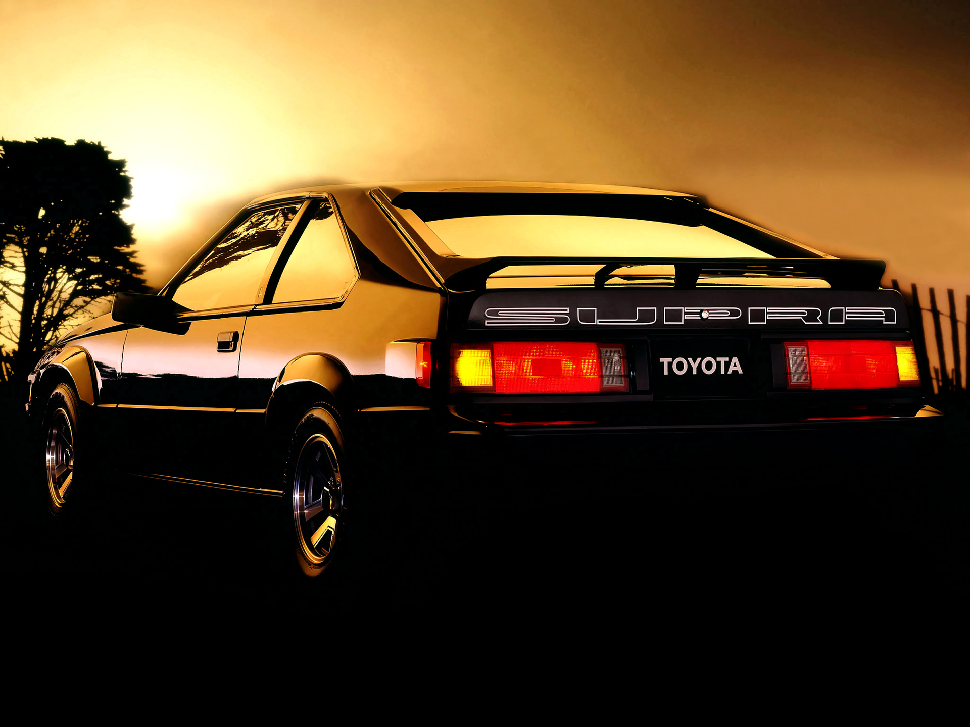  1984 Toyota Celica Supra Wallpaper.