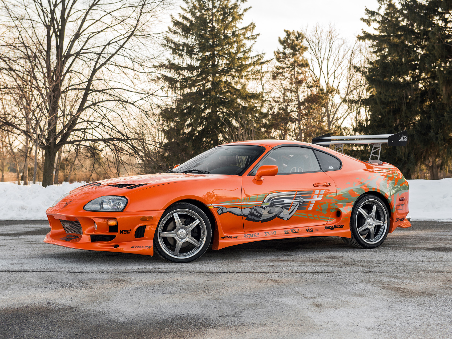  2001 Toyota Supra \'The Fast and the Furious\' Wallpaper.