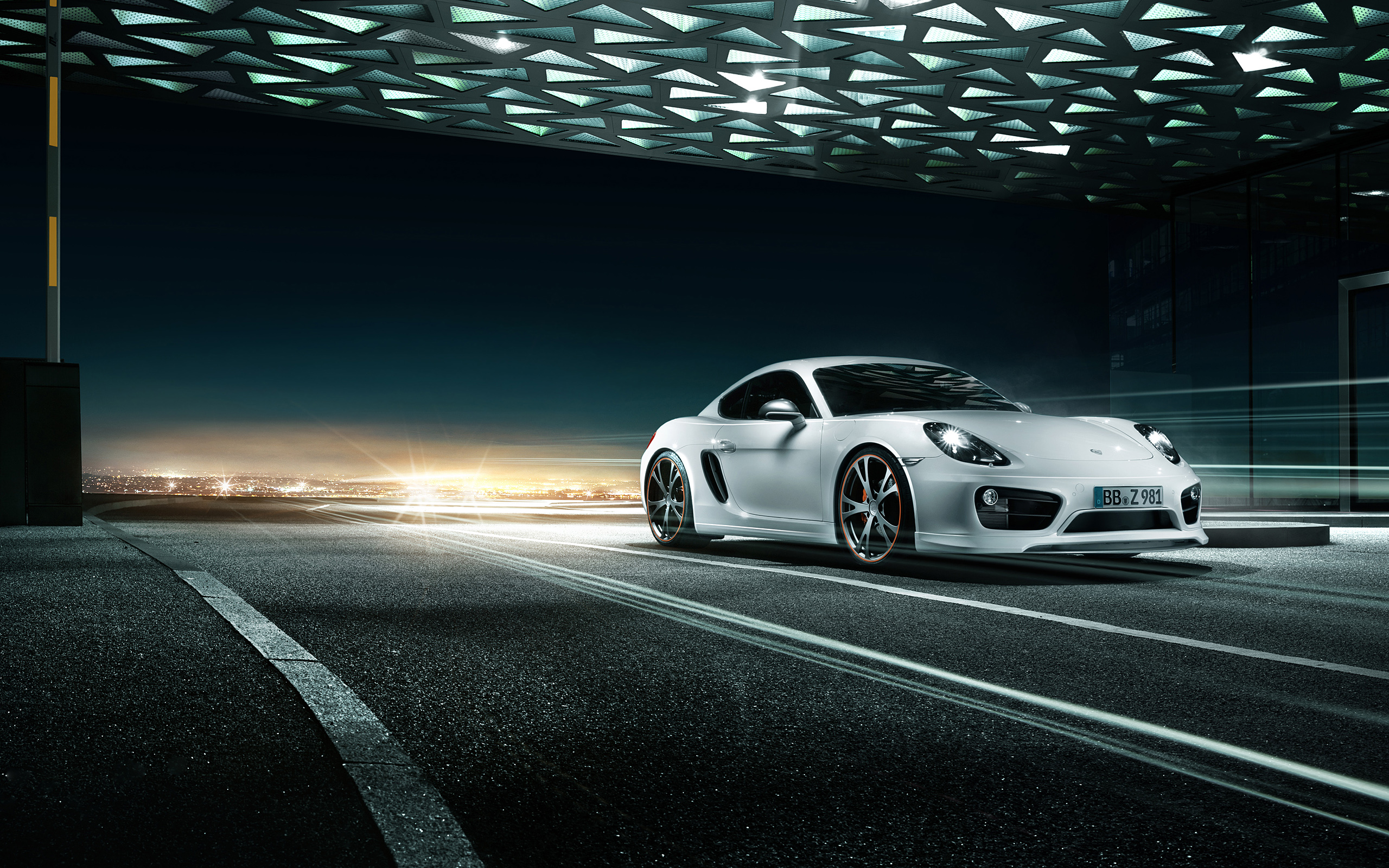  2013 TechArt Porsche Cayman Wallpaper.