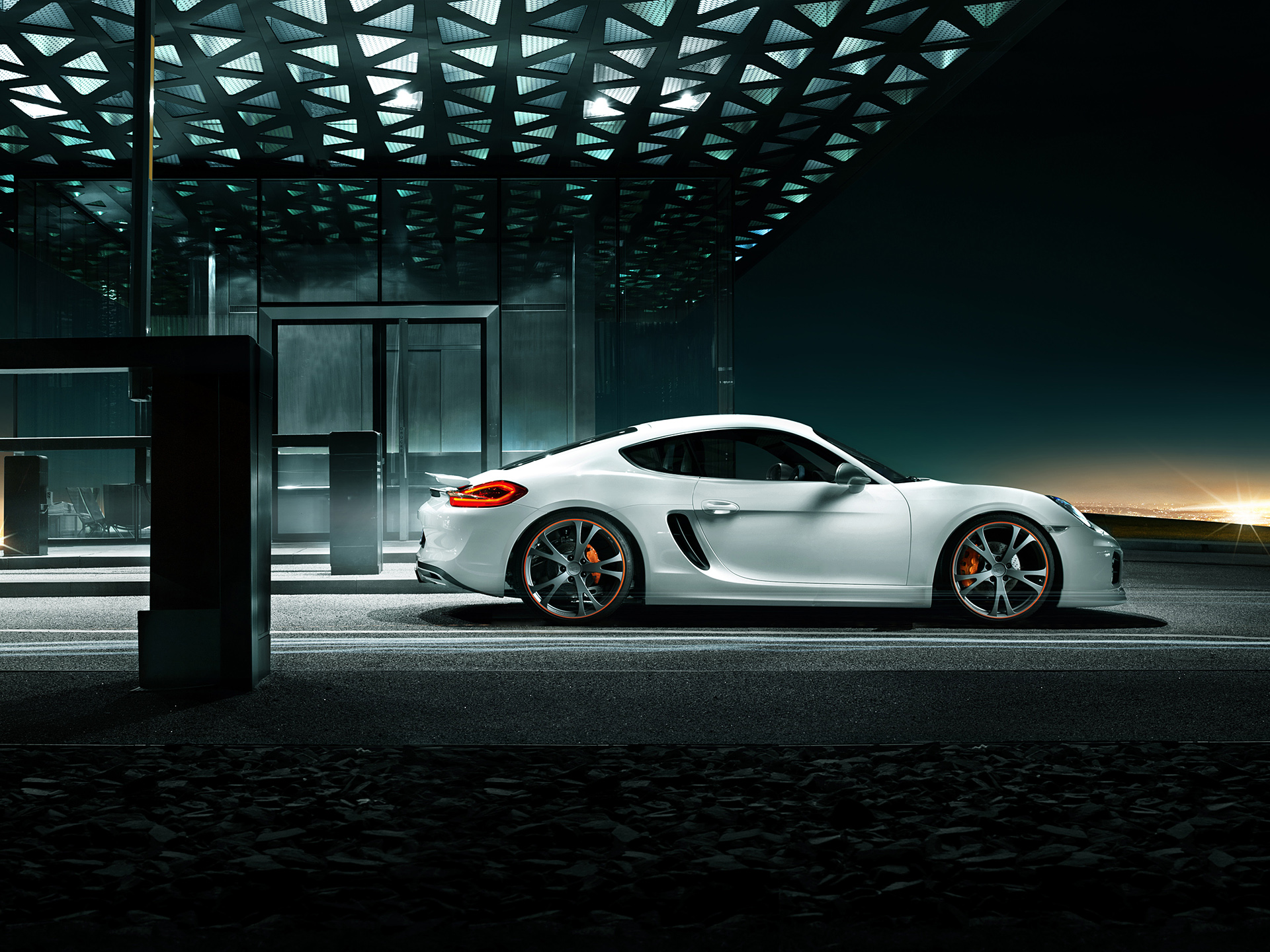  2013 TechArt Porsche Cayman Wallpaper.