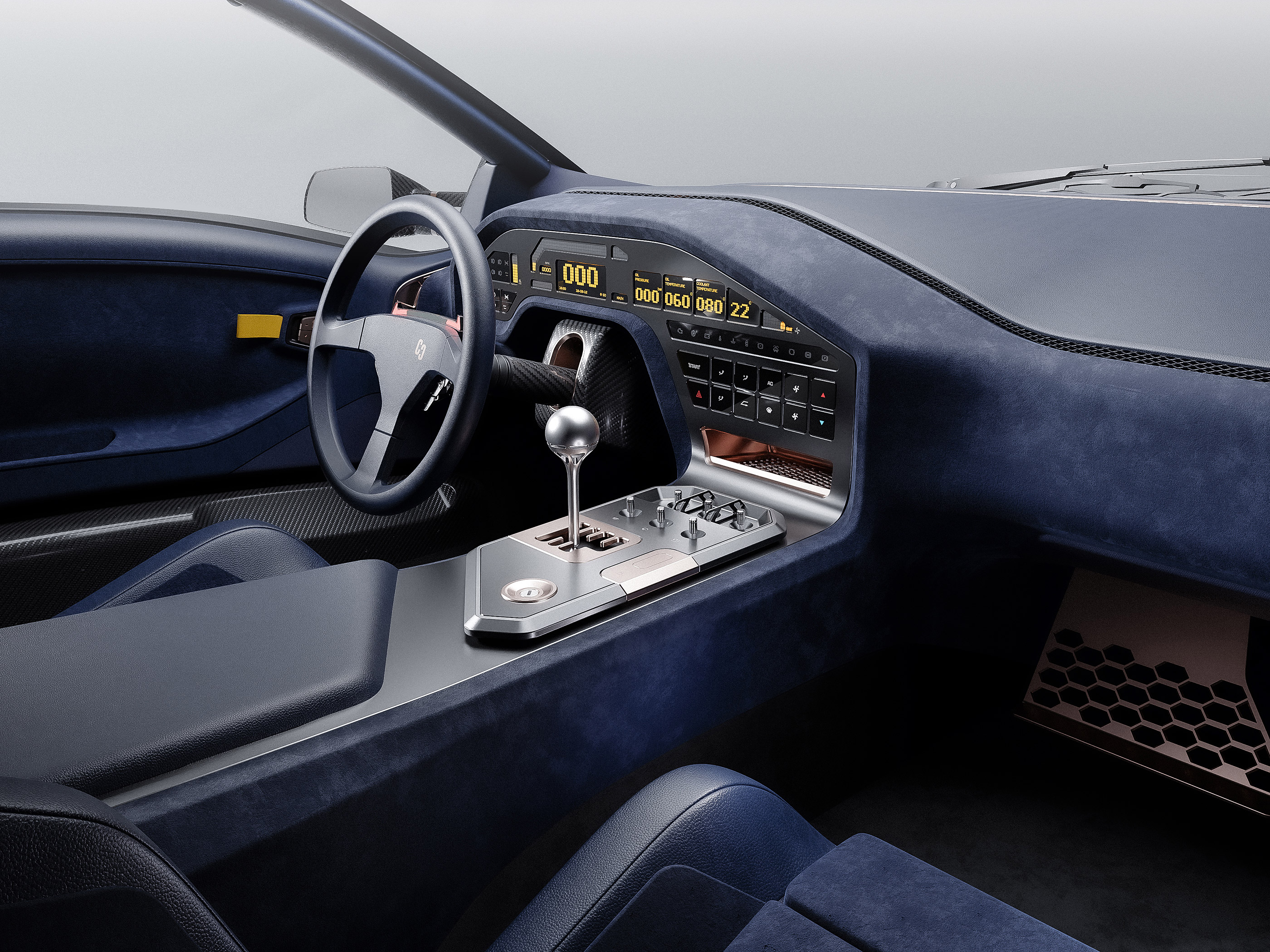  2023 Eccentrica Lamborghini Diablo Restomod Wallpaper.