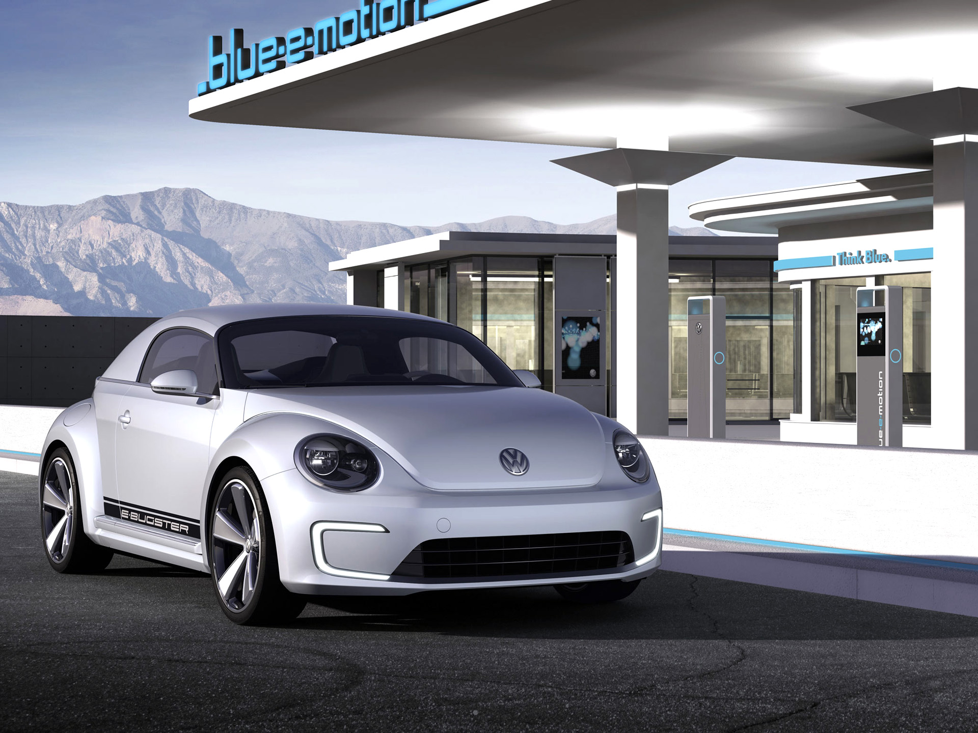  2012 Volkswagen E-Bugster Concept Wallpaper.