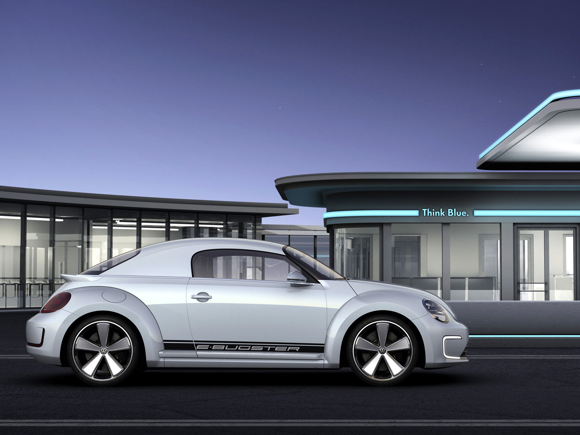  2012 Volkswagen E-Bugster Concept Wallpaper.