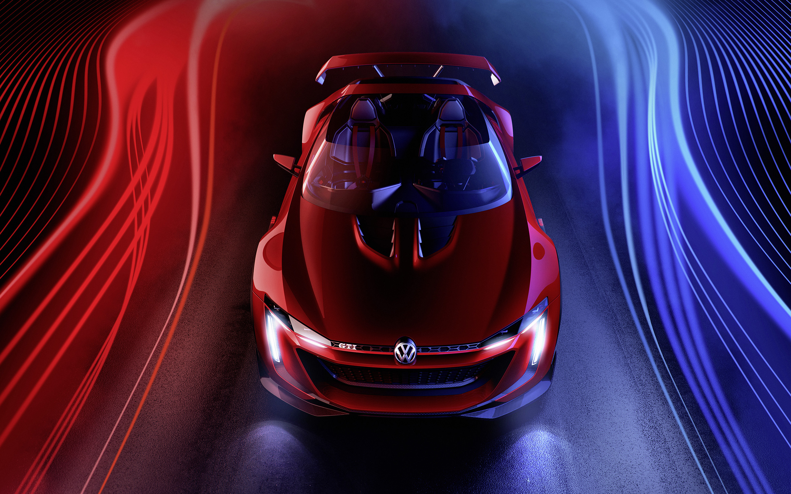  2014 Volkswagen GTI Roadster Concept Wallpaper.