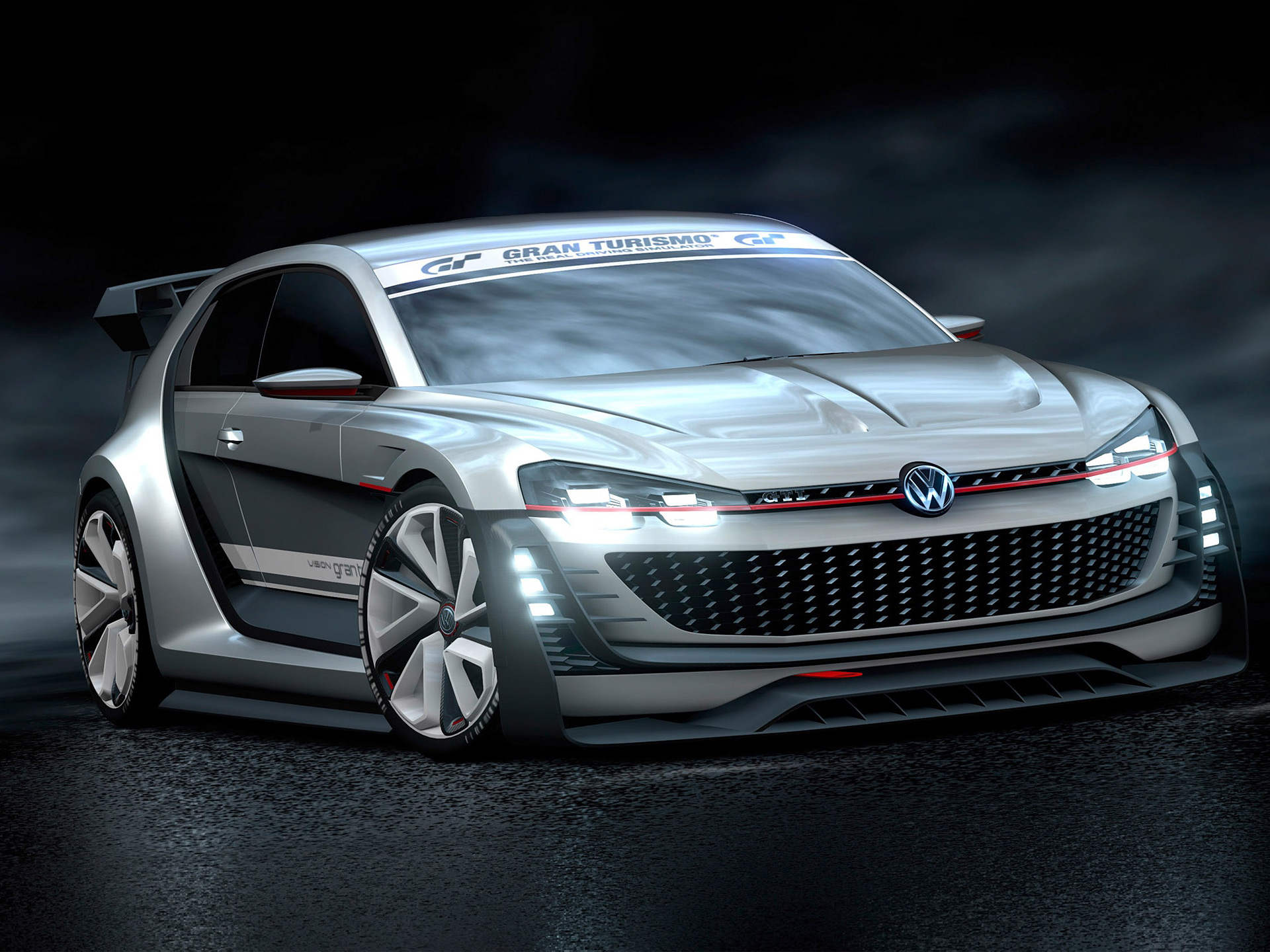  2015 Volkswagen GTI Supersport Vision Gran Turismo Concept Wallpaper.
