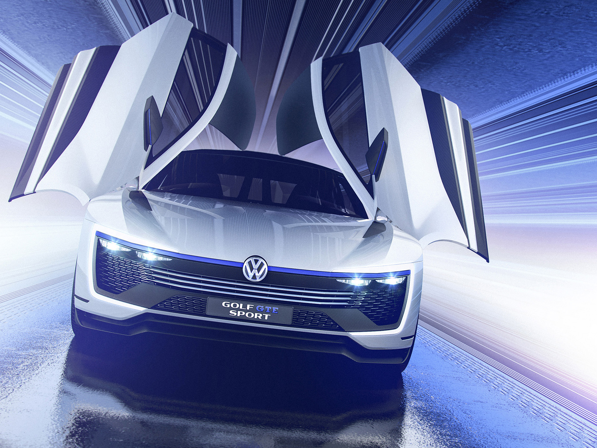  2015 Volkswagen Golf GTE Sport Concept Wallpaper.