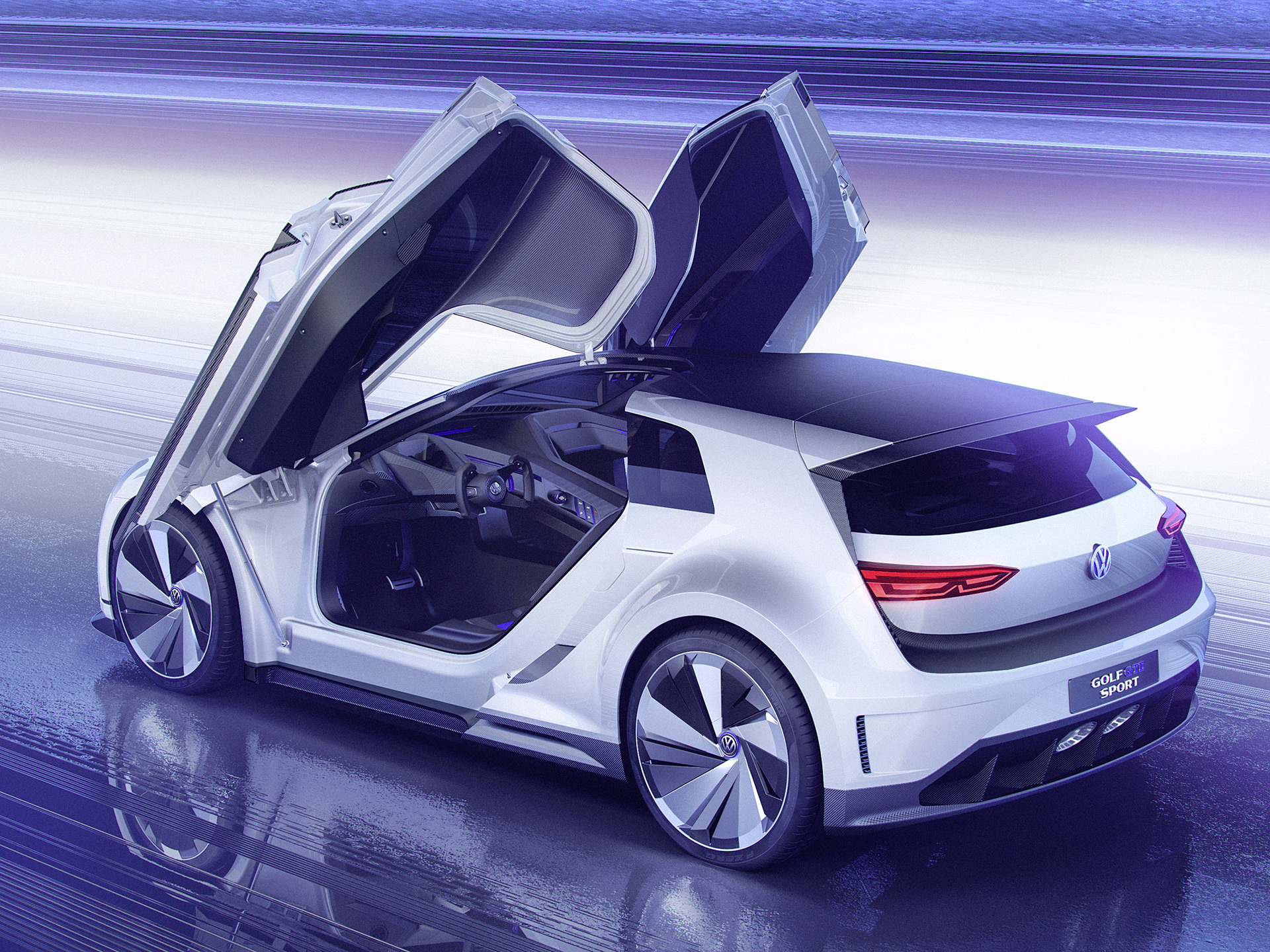  2015 Volkswagen Golf GTE Sport Concept Wallpaper.