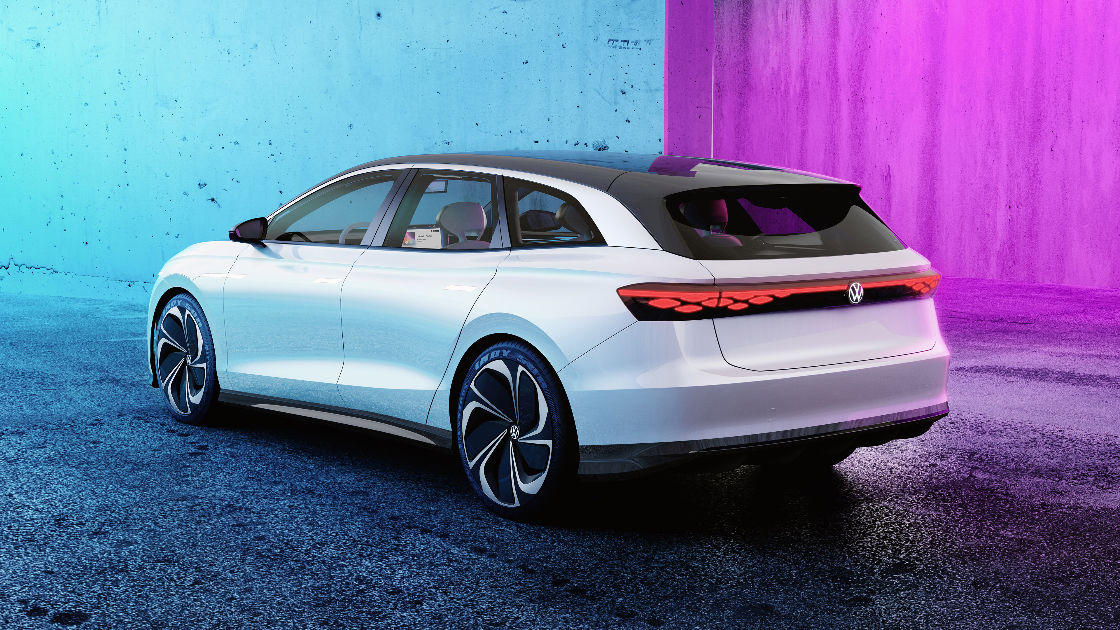  2019 Volkswagen ID Space Vizzion Concept Wallpaper.