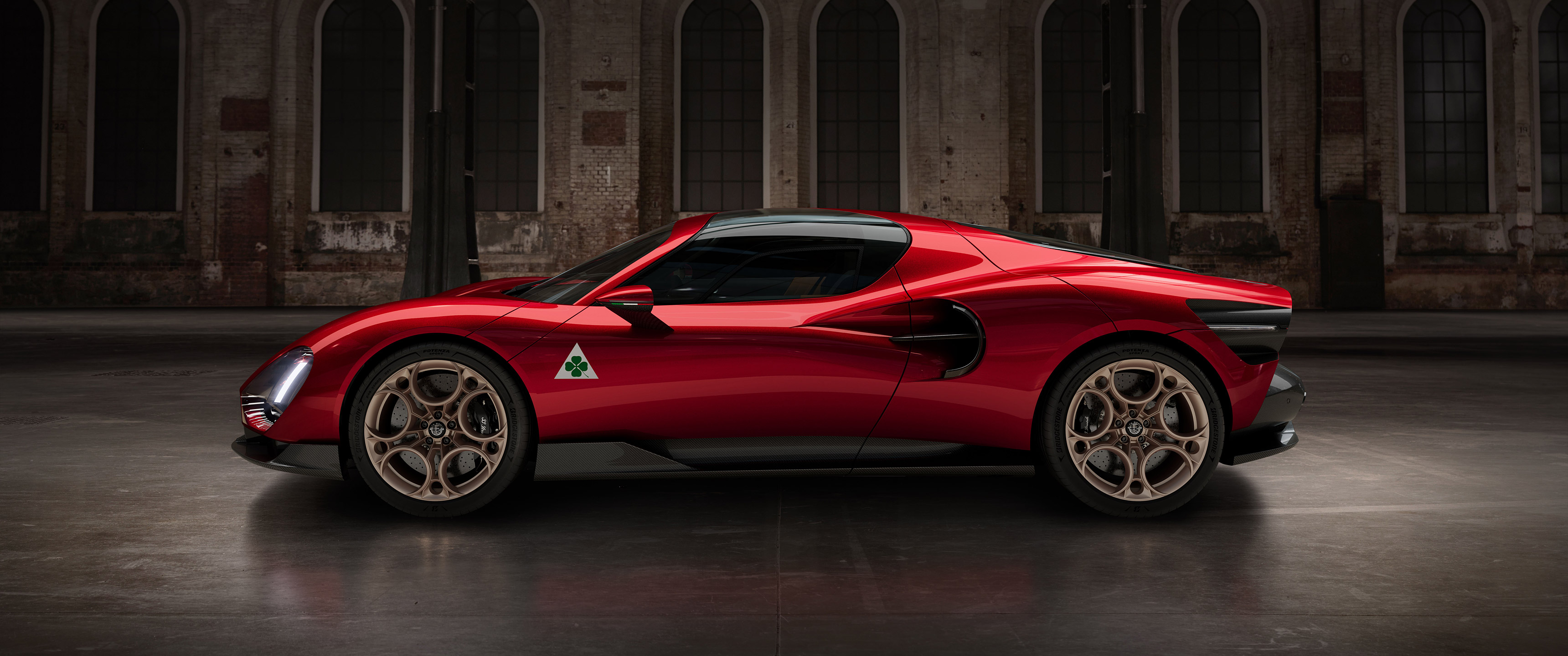  2024 Alfa Romeo 33 Stradale Wallpaper.
