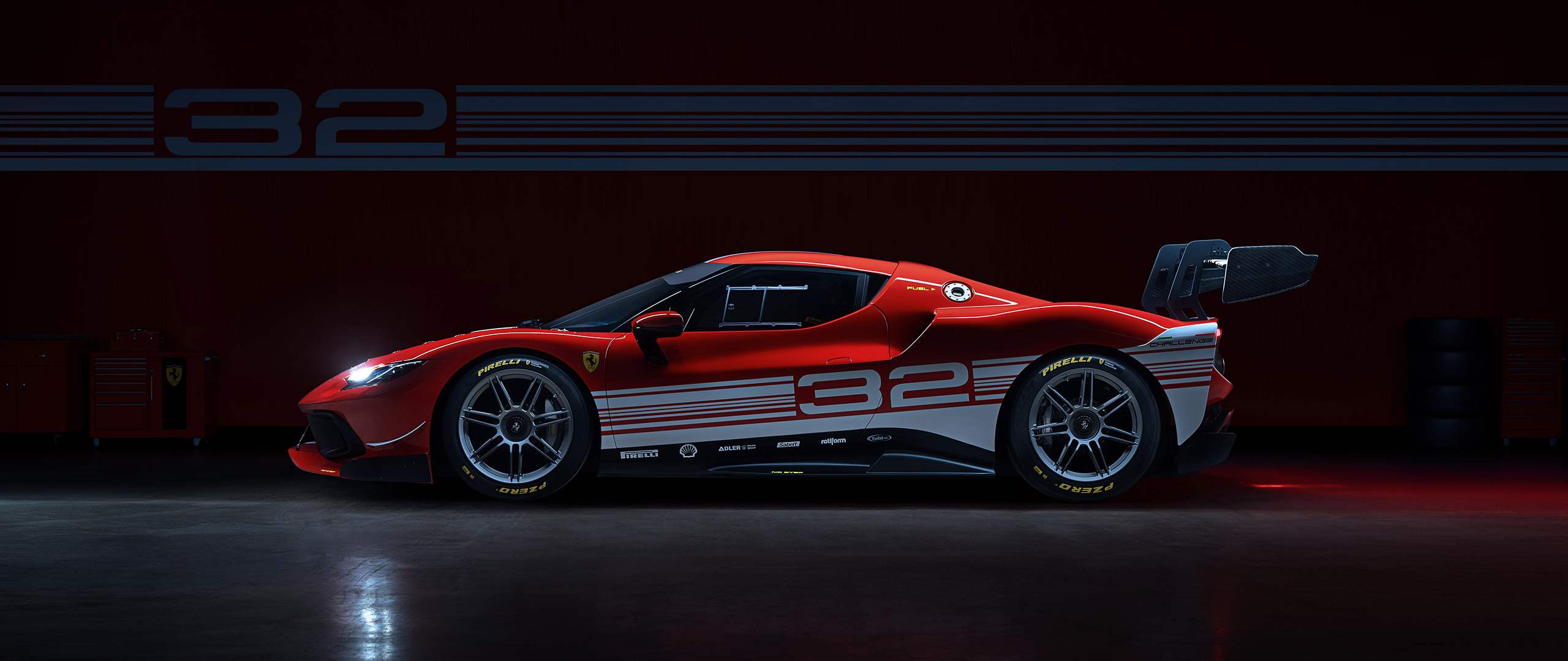  2024 Ferrari 296 Challenge Wallpaper.
