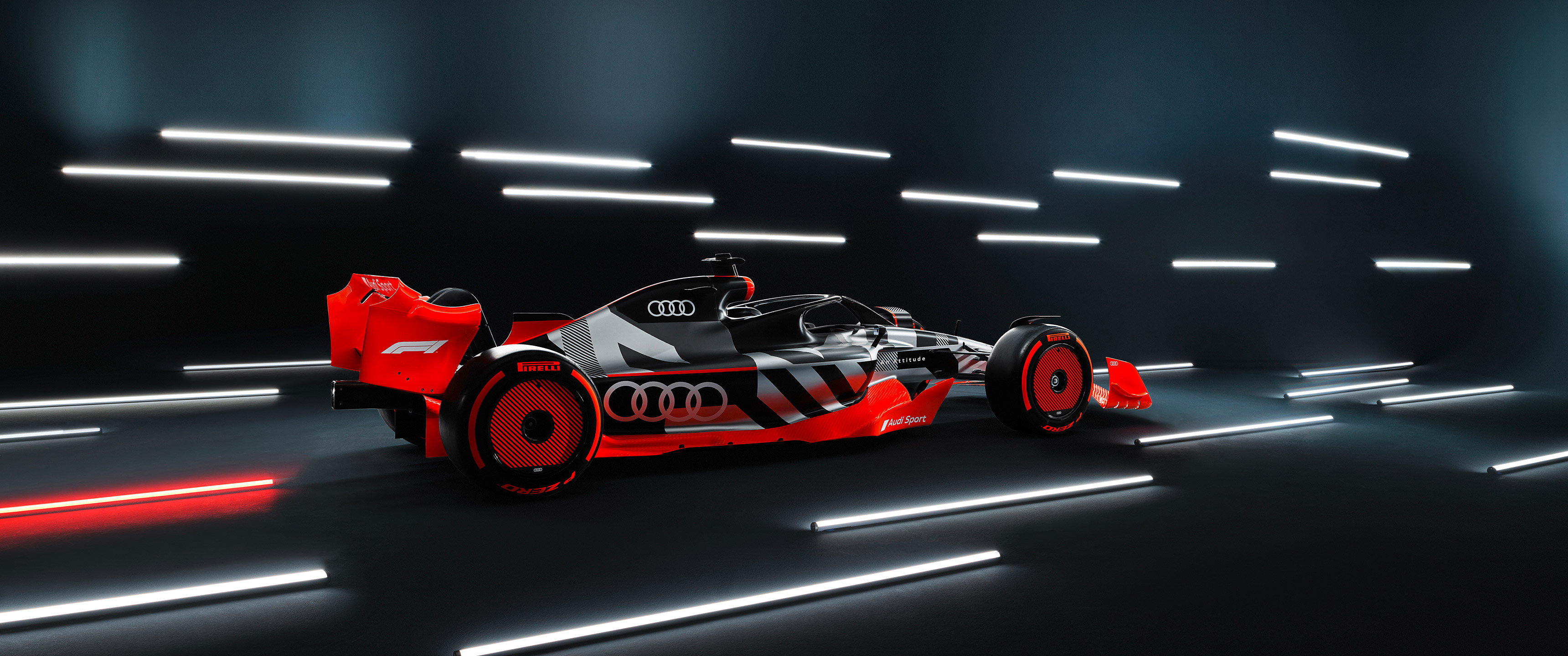  2022 Audi F1 Show Car Wallpaper.