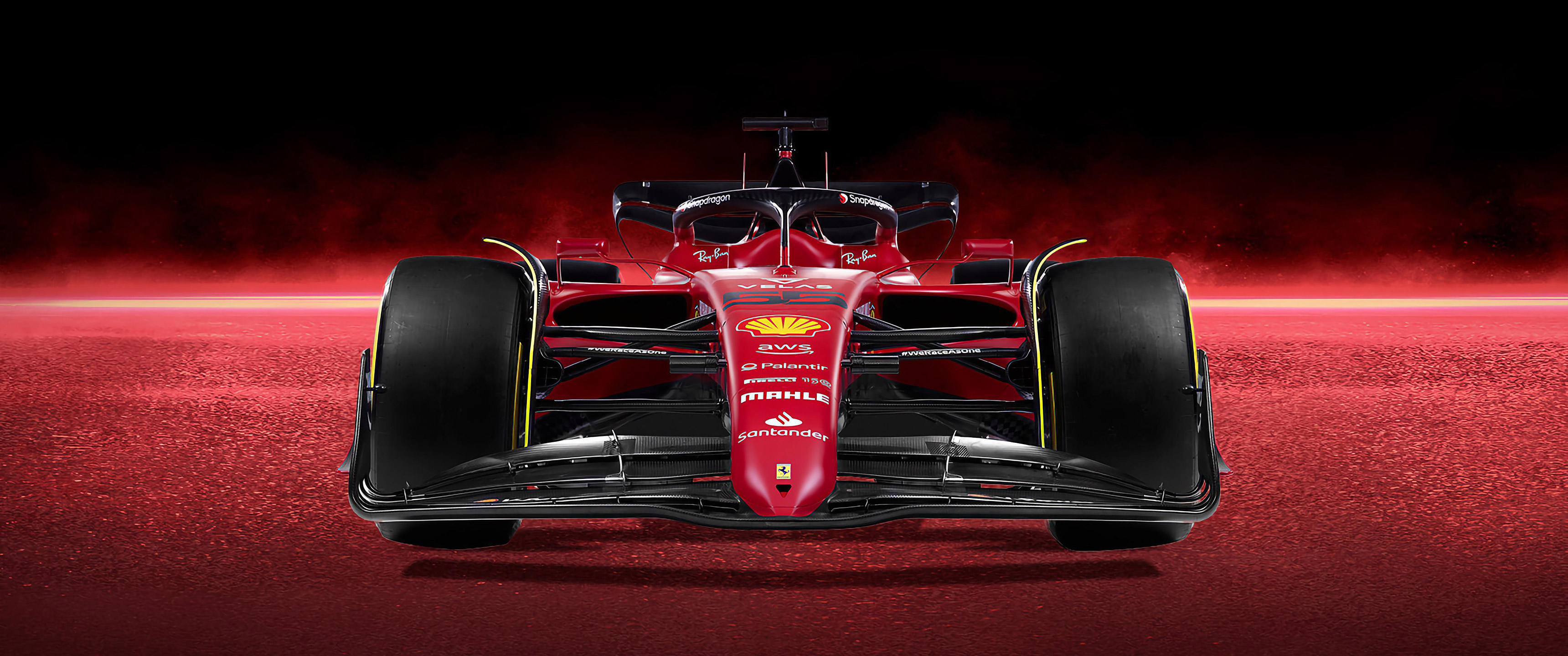  2022 Ferrari F1-75 Wallpaper.
