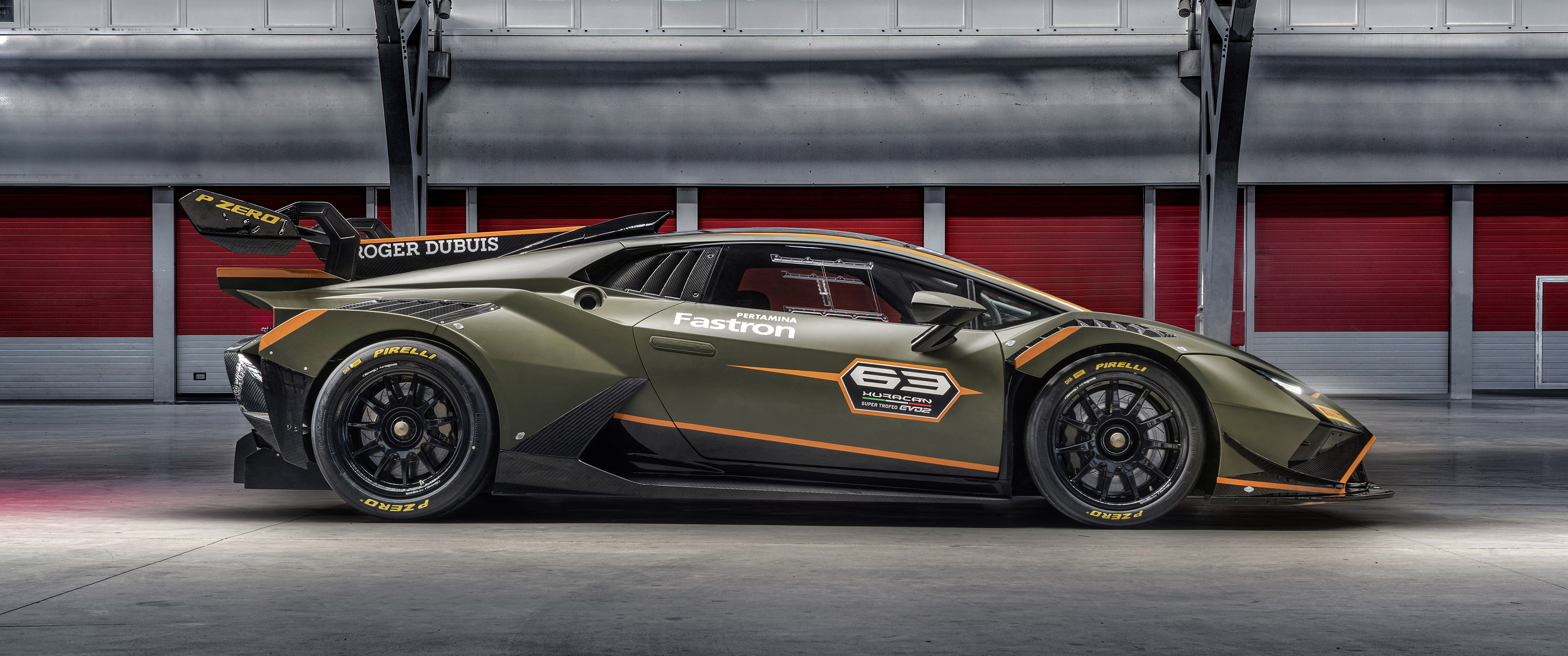 2022 Lamborghini Huracan Super Trofeo EVO2 Wallpaper.