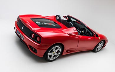 2001 Ferrari 360 Spider wallpaper thumbnail.