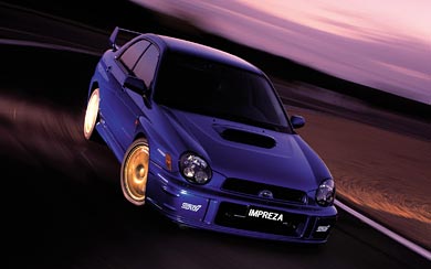 2002 Subaru Impreza WRX STI wallpaper thumbnail.