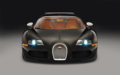 2008 Bugatti Veyron Sang Noir wallpaper thumbnail.
