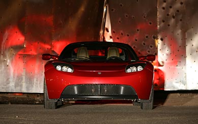 2008 Tesla Roadster wallpaper thumbnail.