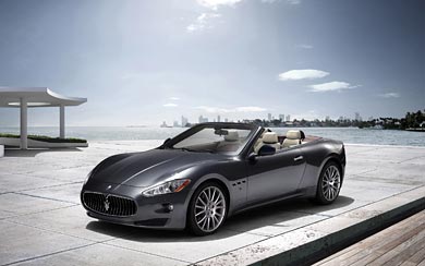 2010 Maserati GranCabrio wallpaper thumbnail.